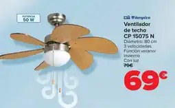 Carrefour Ventilador de techo CP 15075 N oferta