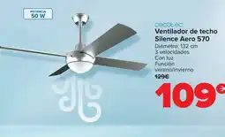 Carrefour CECOTEC Ventilador de techo Silence Aero 570 oferta