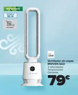 Carrefour Ventilador sin aspas MWVEN-SAD oferta