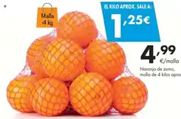 Supermercados Lupa Naranja de zumo oferta