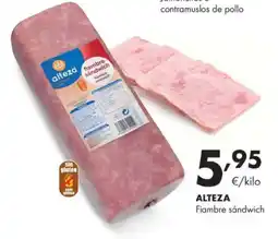 Supermercados Lupa ALTEZA Fiambre sándwich oferta