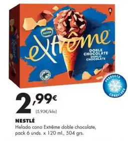 Supermercados Lupa NESTLÉ EXTREME Helado cono doble chocolate oferta