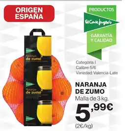 Supercor Naranja de zumo oferta