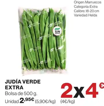 Supercor Judía verde extra oferta