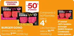 Supercor GOIKO Burger oferta