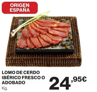 Supercor Lomo de cerdo ibérico fresco o adobado oferta