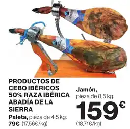 Supercor Productos de cebo ibéricos 50% raza ibérica abadía de la sierra oferta