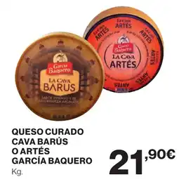 Supercor GARCÍA BAQUERO Queso curado cava barús o artés oferta