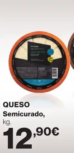 Supercor Queso semicurado, oferta