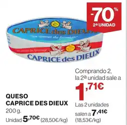 Supercor CAPRICE DES DIEUX Queso oferta