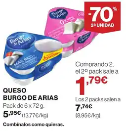 Supercor Burgo de arias queso oferta