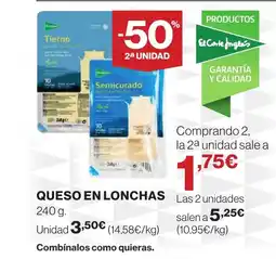 Supercor QUESO EN LONCHAS oferta