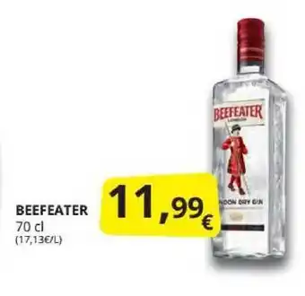 Supermercados MAS Beefeater 70cl oferta