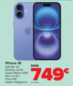 Carrefour Apple - iphone 16 oferta