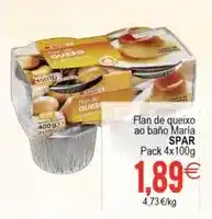 Plenus Supermercados Spar - flan de queixo ao bano maria oferta