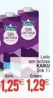 Plenus Supermercados Kaiku - leite sin lactosa oferta