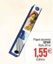 Plenus Supermercados Spar - papel aluminio rolo 20 m oferta