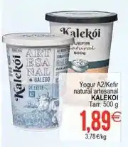 Plenus Supermercados Kalekói - yogur a2/kefir natural artesanal oferta