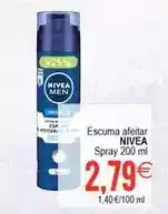 Plenus Supermercados Nivea - escuma afeitar spray oferta