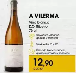 Supermercados Plaza Blanco - vino d.o. ribeiro oferta