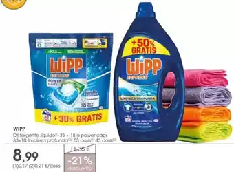 Supermercados Plaza Wipp - detergente liquido oferta