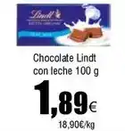 FROIZ Lindt - chocolate con leche oferta