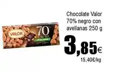 FROIZ Valor - chocolate 70% negro con avellanas oferta