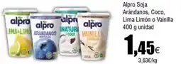 FROIZ Alpro - soja arandanos, coco, lima limon o vanilla oferta