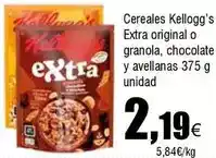 FROIZ Kellogg's - cereales extra original o granola, chocolate y avellanas oferta