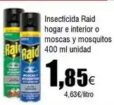FROIZ Raid - insecticida hogar e interior o moscas y mosquitos oferta