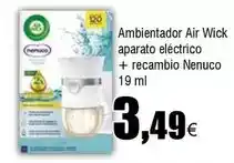 FROIZ Nenuco - ambientador air wick aparato eléctrico + recambio oferta
