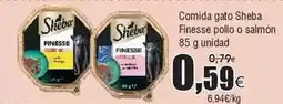 FROIZ Sheba - comida gato finesse pollo o salmon oferta