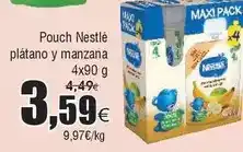 FROIZ Nestlé - pouch plátanos y manzana oferta