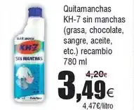 FROIZ Inextenso - quitamanchas kh-7 sin manchas oferta