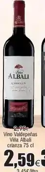 FROIZ Valdepeñas - vino valdepenas viña albali crianza oferta