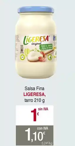 Masymas Ligeresa - salsa fina tarro oferta