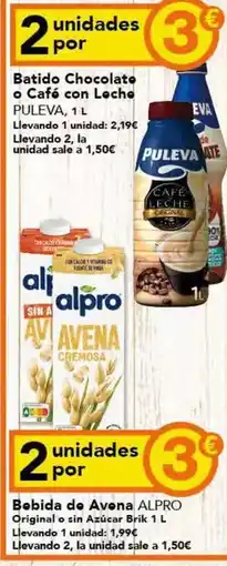 Gadis Alpro - batido chocolate o cafe con leche oferta