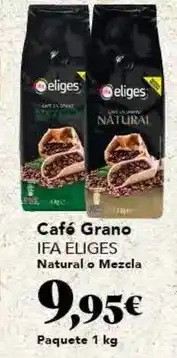 Gadis Ifa eliges - café grano natural o mezcla oferta