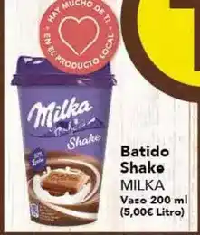Gadis Milka - batido shake oferta