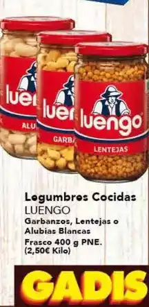 Gadis Luengo - legumbres cocidas oferta