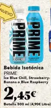 Gadis Prime - bebida isotónica ice blue chill oferta