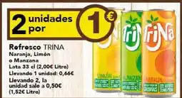 Gadis Trina - refresco naranja, limón o manzana oferta