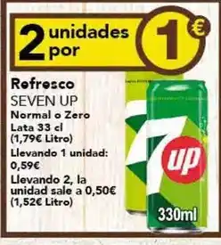 Gadis Seven up - refresco normal o zero oferta