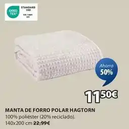 JYSK Standard - manta de forro polar oferta