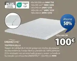 JYSK Plus - topper kjella oferta