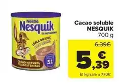 Carrefour Market Nesquik - cacao soluble oferta