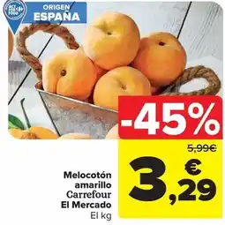 Carrefour Market Carrefour - melocoton amarillo el mercado oferta