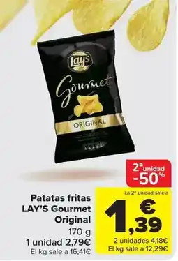 Carrefour Market Lay's - patatas fritas gourmet original oferta