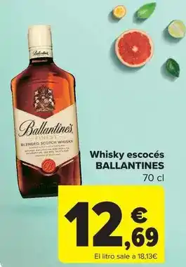 Carrefour Market Ballantine's - whisky escoces oferta