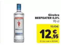 Carrefour Market Beefeater - ginebra 0,0% oferta